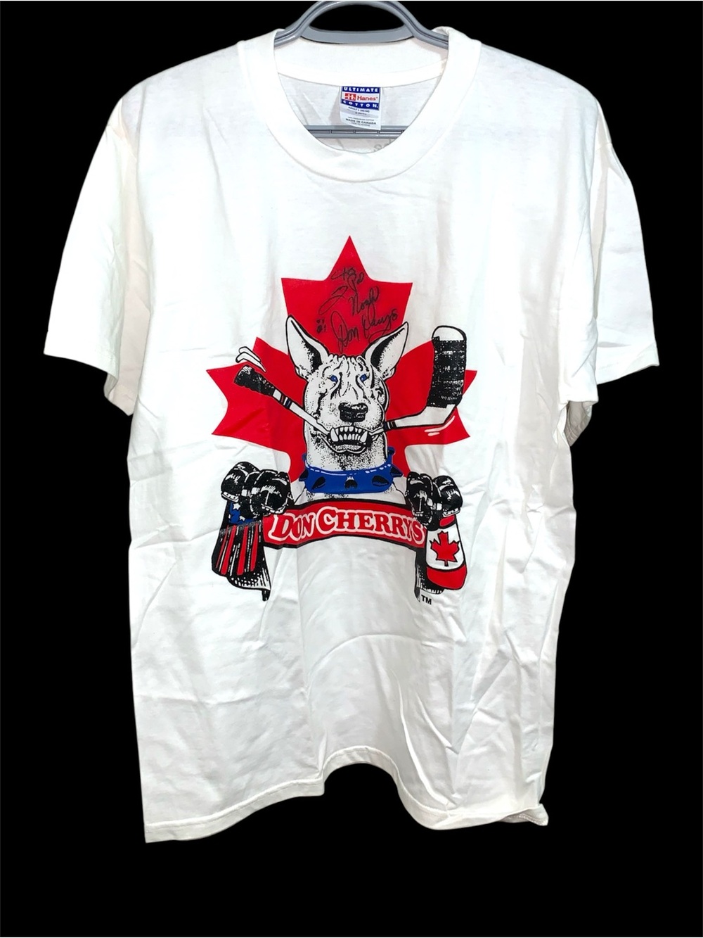 Vintage Don Cherry’s Restaurant & Bar Signed T-Shirt Size Large Blue The Dog